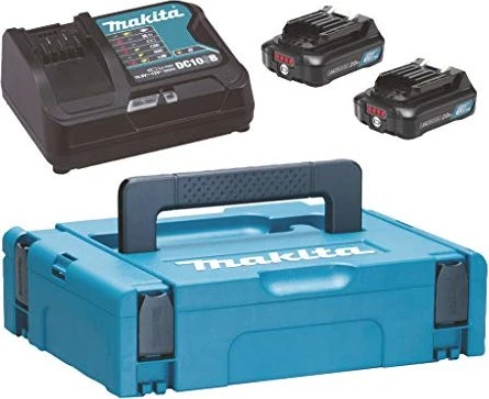 Makita Powersource-Kit Starterset 12V, 2.0Ah, Li-Ionen, 2 Akkus [4.0Ah] [48Wh]