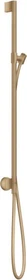 Hansgrohe Axor One Brausestange mit Wandanschluss und Brauseschlauch brushed bronze