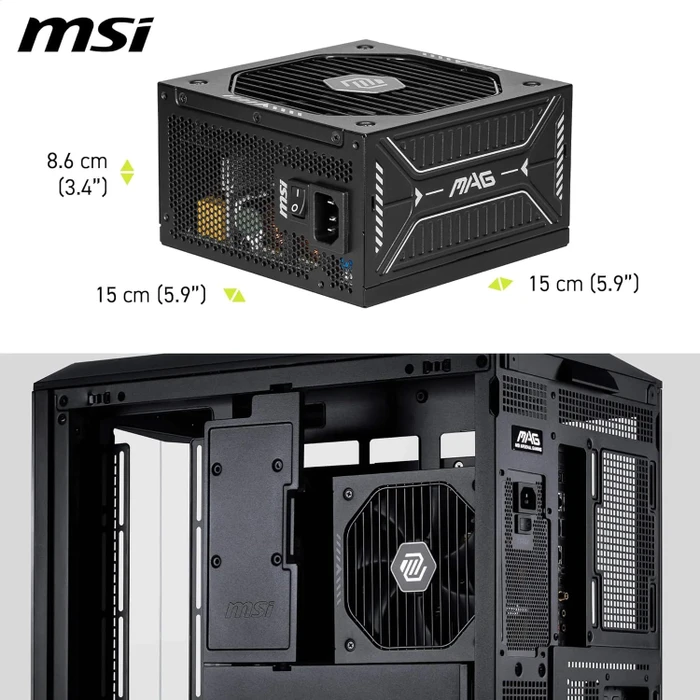 MSI MAG A750GLS PCIE5 750W, ATX 3.1