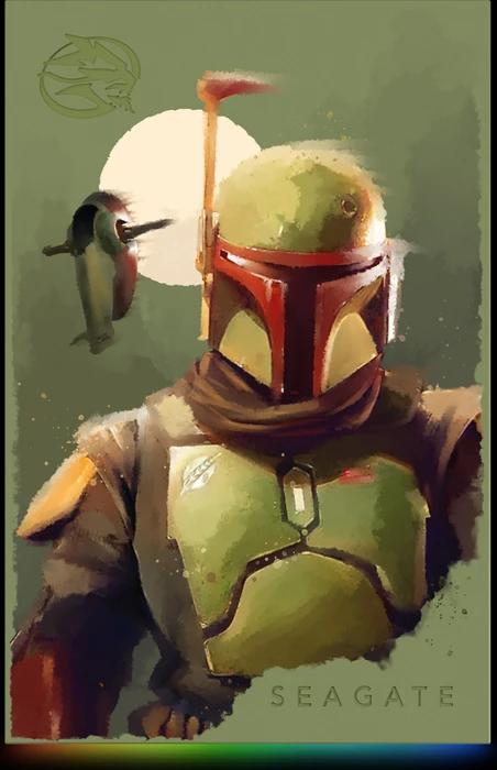 Seagate FireCuda Gaming HDD - Boba Fett Special Edition, 2TB, +Rescue, USB 3.0 Micro-B