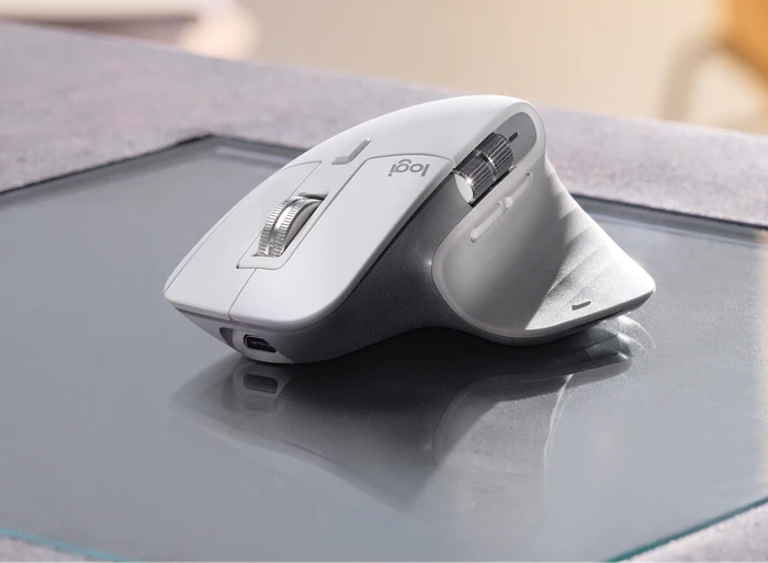 Logitech MX Master 3S for Mac Pale Grey, Logi Bolt, USB/Bluetooth
