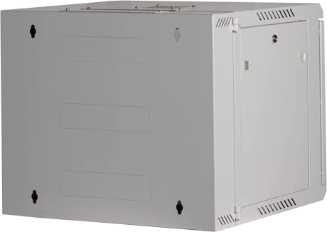 Rockstable 19" Wandschrank 9HE, Sicherheitsglastür, IP2X, weiß, 600mm tief