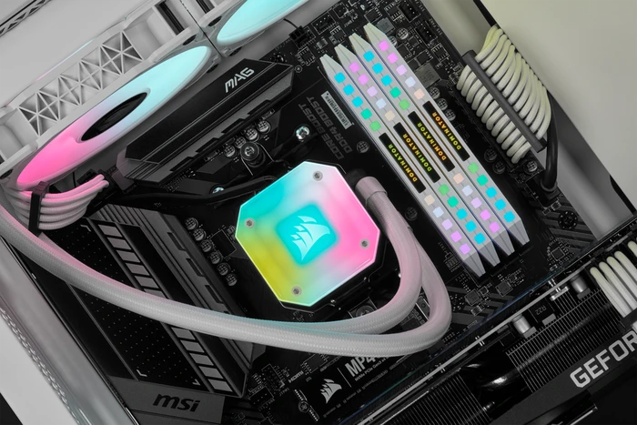 Corsair iCUE H150i Elite Capellix, weiß