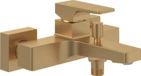 Villeroy & Boch Architectura Square Einhebel-Badewannenarmatur brushed gold