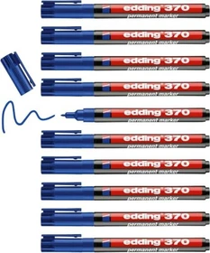 edding 370 Permanentmarker blau, 10er-Pack