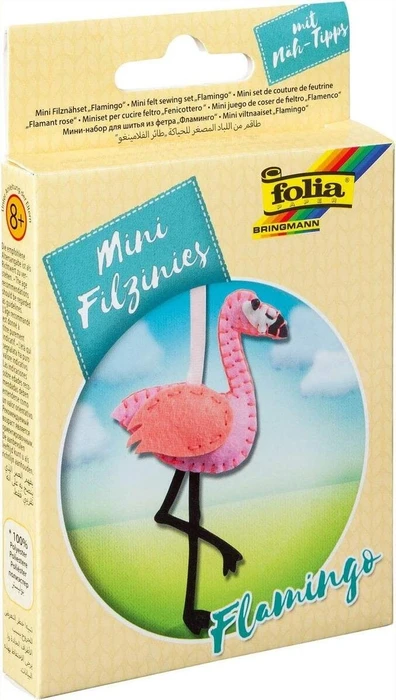 Folia Mini Filzinies Filznähset Flamingo