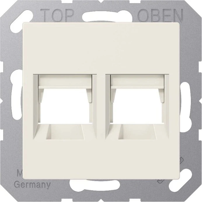 Jung Series AS Abdeckung für Modular-Jack Avaya, weiß