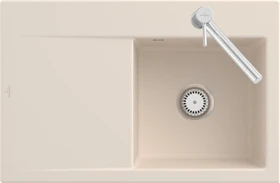 Villeroy & Boch Subway Style 45 Einbau Becken rechts ivory