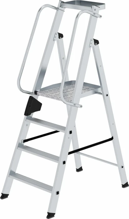 Günzburger Steigtechnik Alu Plattform-Stehleiter, 4 Stufen (050084)