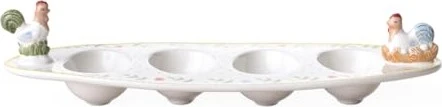 Villeroy & Boch Spring Awakening Eiboot Eierbecher Hahn & Henne 31x12cm