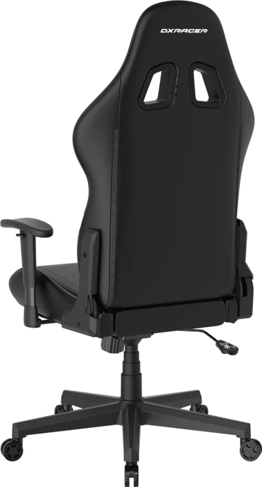 DXRacer Prince Series PF132 Gamingstuhl, schwarz mit weißen Nähten