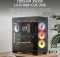 Corsair 3500X LX-R RGB iCUE LINK, schwarz, Glasfenster Vorschaubild