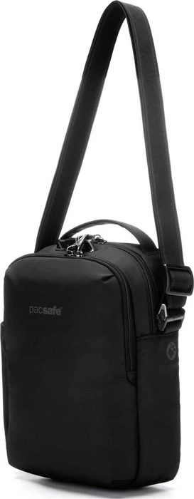 Pacsafe Notebook Tasche V Tour Crossbody, schwarz