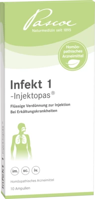 Infekt 1-Injektopas Flüssige Verdünnung zur Injektion Ampullen, 10 Stück
