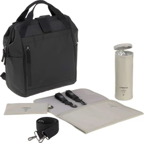 Lässig Goldie Up Wickelrucksack schwarz