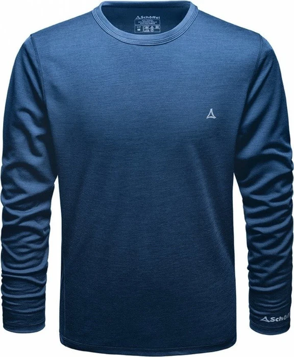 Schöffel Merino Sport Funktionsshirt langarm blau (Herren)