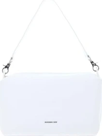 Mandarina Duck Mellow Leather Medium Schultertasche weiß