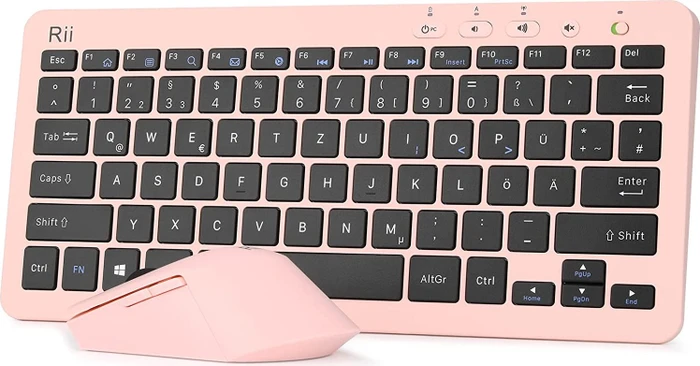 Riitek Rii RKM709 Wireless Keyboard and Mouse Combo, DE