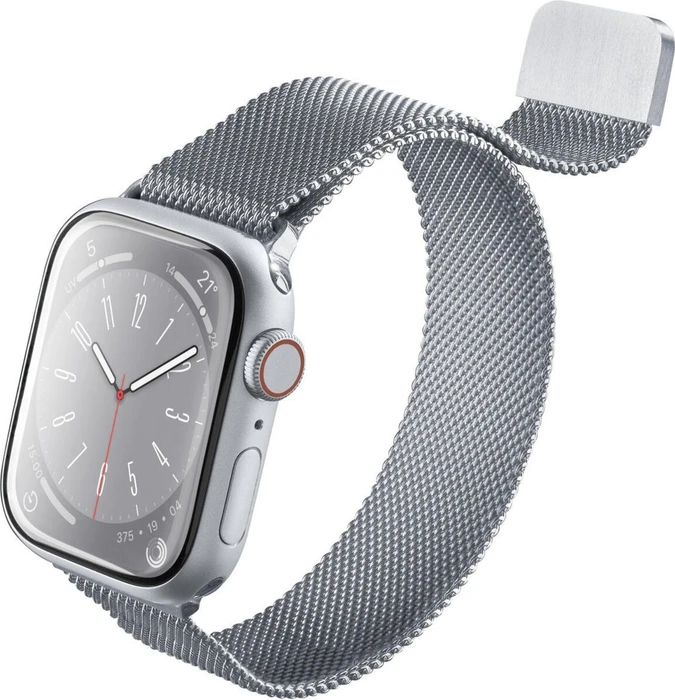 Cellularline Steel Band für Apple Watch 38mm/40mm/41mm silber