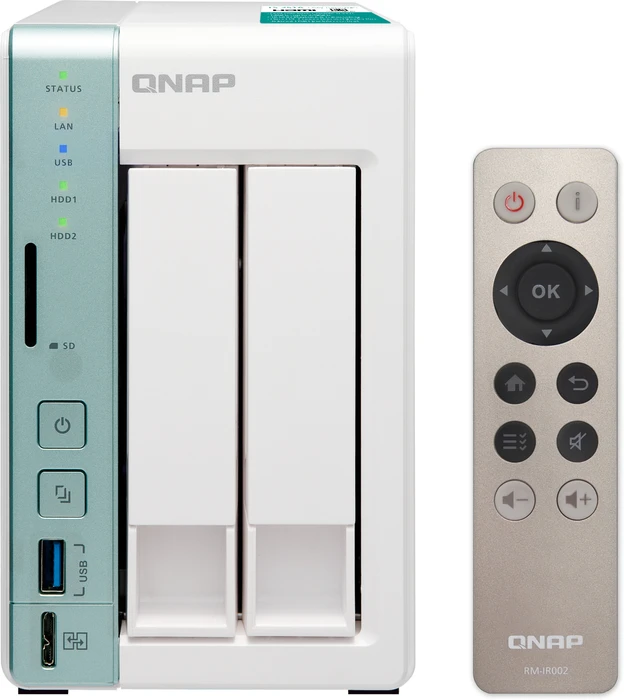 QNAP Turbo Station TS-251A-4G, 4GB RAM, 2x RJ-45 1000Base-T, 3x USB 3.0