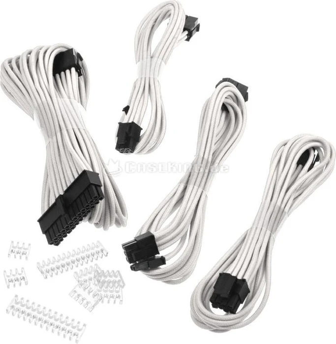 Phanteks Verlängerungskabel Kit für Netzteile, weiß, 500mm