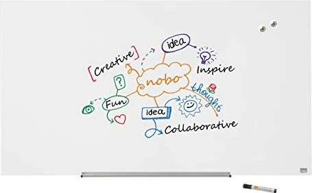 Nobo Impression Pro Whiteboard Glas 57" 57", weiß, 126x71cm