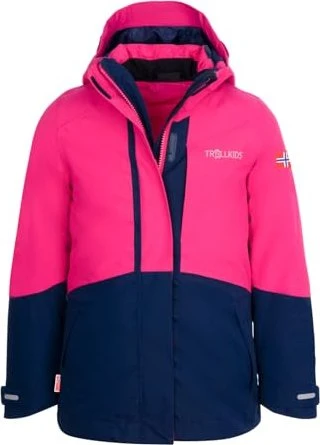 Trollkids Skanden 3in1 Funktionsjacke navy/pink (Junior)