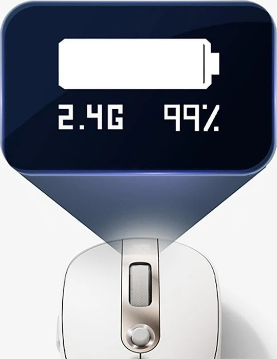 Baseus Editor Wireless Mouse, weiß, USB/Bluetooth