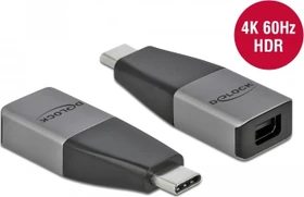 DeLOCK USB Type-C Adapter zu Mini DisplayPort, DP Alt Mode, 4K 60Hz, USB-C 3.0 [Stecker] (64121)