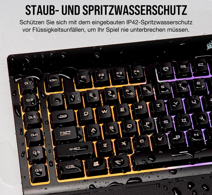 Corsair Gaming K55 RGB, USB, DE