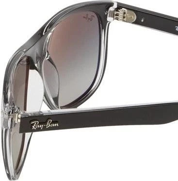 Ray-Ban RB4147 60mm schwarz-transparent/grau Verlauf