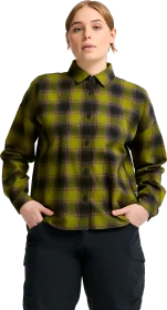 Jack Wolfskin Baja Flannel Hemd langarm check dark navy/sheer plum (Damen)