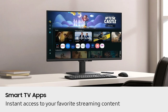 Samsung Smart Monitor M5 M50F, schwarz, 27"