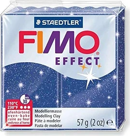 Staedtler Fimo Effect 57g glitter blau