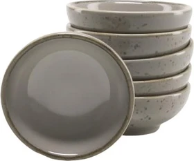 CreaTable Nature Collection Sojaschale stone, 6 Stück