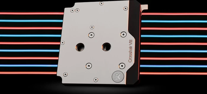 EK Water Blocks Quantum Line EK-Quantum Momentum ASUS ROG Crosshair VIII Hero D-RGB Monoblock, Full Nickel
