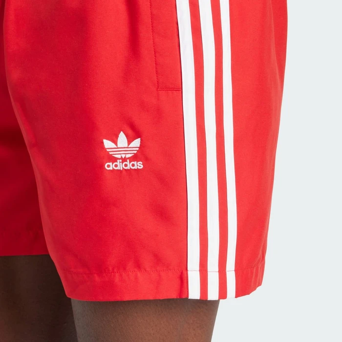 adidas Originals Adicolor 3-Streifen Badeshorts better scarlet (Herren)