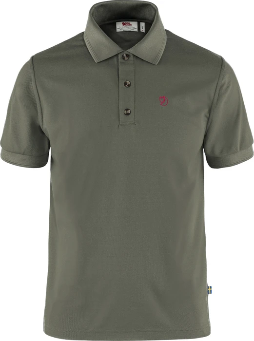 Fjällräven Crowley Pique Poloshirt kurzarm mountain grey (Herren)