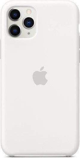 Apple Silikon Case für iPhone 11 Pro weiß