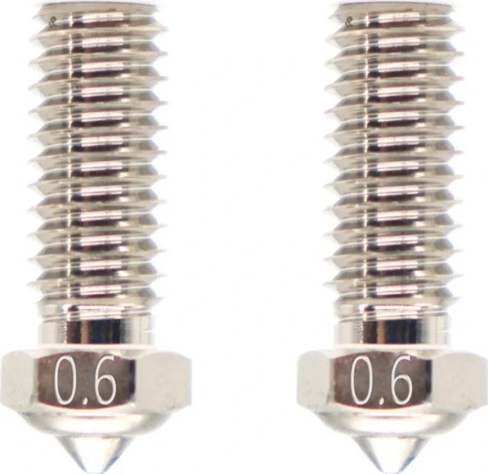 QIDI Druckdüse Plated Copper für X-Smart 3/X-Plus 3/X-Max 3/Q1-Pro 2er-Set, 0.6mm, 2er-Pack