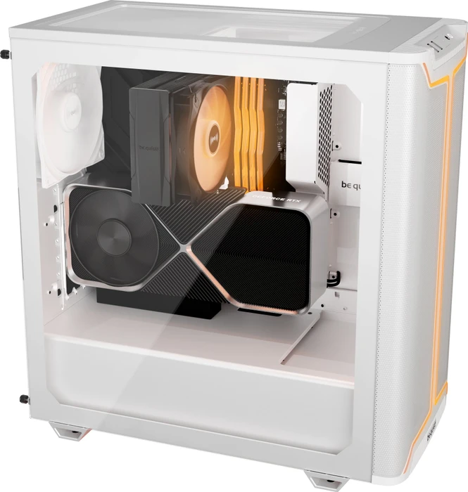 be quiet! Pure Base 501 DX White, Glasfenster