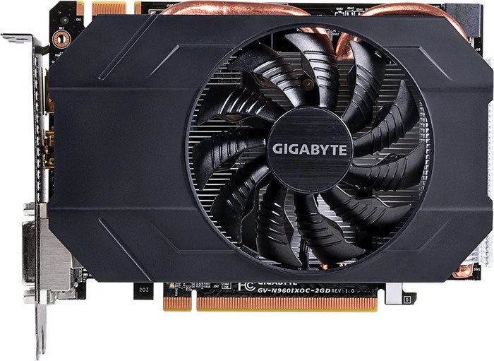 GIGABYTE GeForce GTX 960 Mini OC, 2GB GDDR5, 2x DVI, HDMI, DP