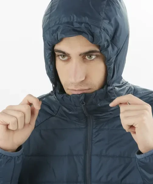 Salomon Outline Hooded Funktionsjacke midnight navy (Herren)