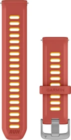 Garmin Schnellwechsel Ersatzarmband 20mm Silikon red pink/mango