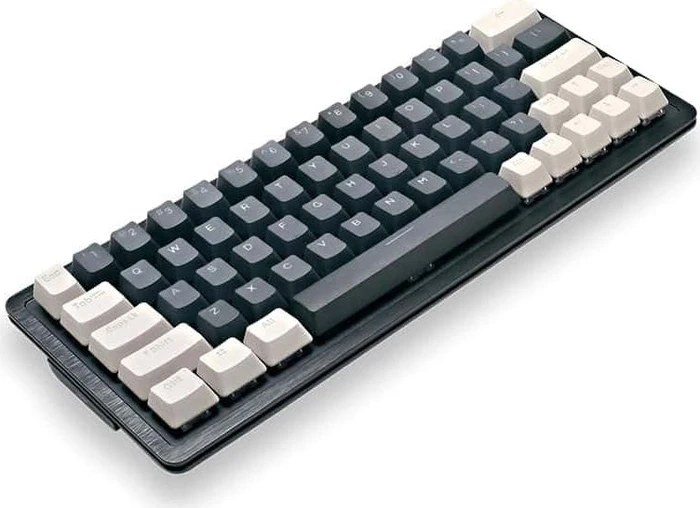 Mountain Mineral Keycap Set, Kunststoff (PBT) Double-Shot, weiß/schwarz, 113 Tasten (104+9), ANSI-US