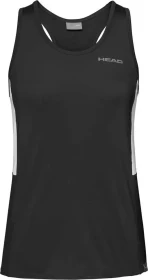 Head Club Funktionsshirt ärmellos schwarz (Damen)
