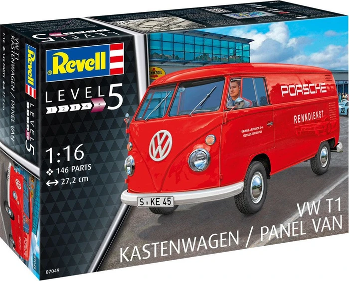 Revell VW T1 Kastenwagen Porsche Renndienst