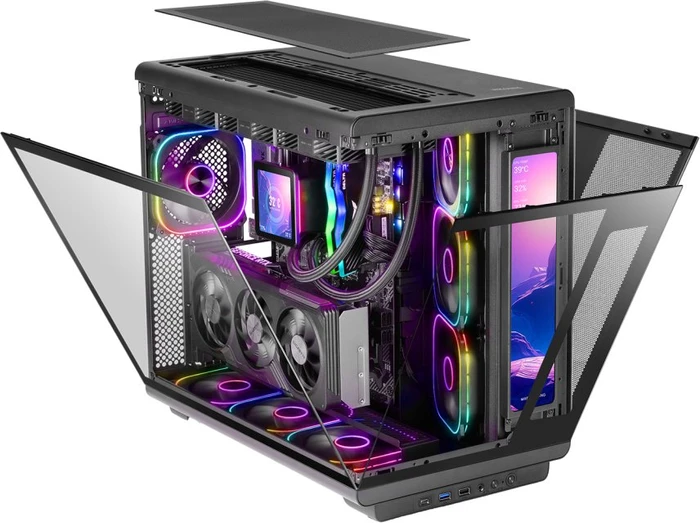 Mars Gaming MC-REVMAX Black, Glasfenster