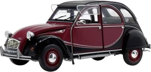 Schuco Solido Citroën 2CV6 Charleston weinrot/schwarz