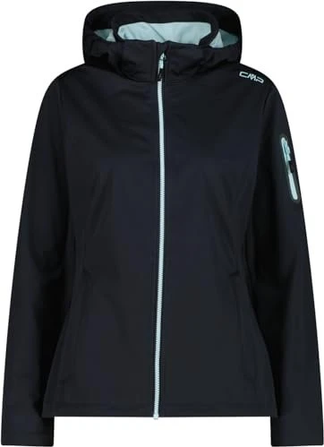 CMP Zip Hood Softshell Funktionsjacke antracite/opale (Damen)
